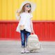 thumbnail image 4 of EeaseMX Bolso bandolera de paja para niñas, tejido a mano con encaje floral, ideal para playa (beige, color de flor al azar), 4 of 7