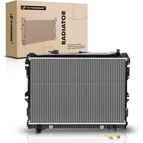 A-Premium Engine Coolant Radiator Assembly with Transmission Oil Cooler Compatible with Mazda MPV 1989-1995, Automatic Transmission