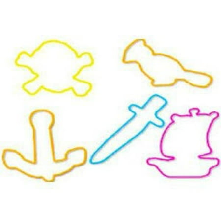 AAD181RB-144 - SILLY BANDZ-PIRATE THEME (18 pcs/pkg)