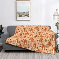 thumbnail image 2 of Naloa Squirrel And Mushroom Flannel Blankets - Thick and Warm Blanket for Winter, Soft Fuzzy Plush King Blanket for All Seasons80"x60", 2 of 6