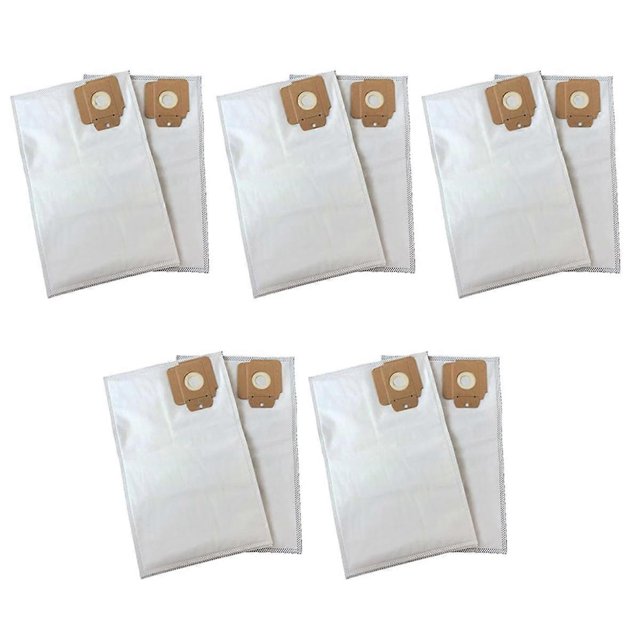 10Pcs Vacuum Cleaner Bag Compatible for Tornado CV30/1 CV38/1 CV48/2 NSS Synthetic Cloth Filter Bag