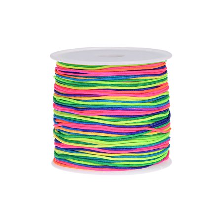 Uxcell Nylon Cord DIY Making Satin String Craft Wire with Plastic Spool ...
