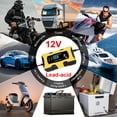 thumbnail image 7 of Car Battery Charger,12V/6Amp Automatic Battery Maintainer,Smart Trickle Charger with Temperature Compensation Auto Stop Intelligent Pulse Repair Charger for Lead Acid Batteries Car Truck Motorcycle, 7 of 7