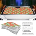 thumbnail image 4 of Kdxio Hand Drawn Strawberry Print Front Windshield Sun Shade,Folding Auto Sunshade for Car Truck SUV-Medium, 4 of 7