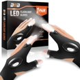 thumbnail image 1 of BIIB Guantes de linterna LED regalos para hombres, regalos del día de San Valentín para él, regalos de San Valentín para papá, él, marido, novio, regalos de cumpleaños para hombres, regalos únicos par, 1 of 5