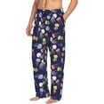 thumbnail image 6 of Naloa Colorful Jellyfish Pajama Pants Men, PJ Bottoms, Sleep & Lounge Pants-Small, 6 of 6