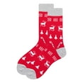 thumbnail image 4 of Men's Christmas Socks Reindeers & Trees & Fun Gift Size 10-13 (2-Pair Set), 4 of 6