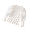 thumbnail image 2 of Godderr 2-7Y Toddler Girls Knit T-Shirt Top for Kids Baby Pullover T-Shirt Long Sleeve Soft Comfortable Autumn Clothes, 2 of 4