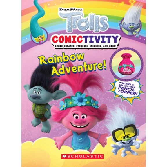 Pre-Owned Rainbow Adventure! (Trolls: Comictivity) (Paperback) 1338725254 9781338725254
