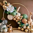 thumbnail image 1 of Decoraciones de Fiesta Tema Selva JAMW Arco de Globos Verdes 1er Cumpleaños Baby Shower, 1 of 5