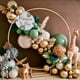 thumbnail image 1 of Decoraciones de Fiesta Tema Selva JAMW Arco de Globos Verdes 1er Cumpleaños Baby Shower, 1 of 5