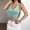 #2Green, variant on Byworldtasic Seamless Ribbed Workout Crop Tank Top for Women Slim Fit Short Scoop Neck Tank Tops,Sports Bra Yoga Tops