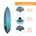 thumbnail image 4 of Lifetime Tahoma 10 ft Sit-on-Top Kayak, Arctic Fusion (91336), 4 of 19