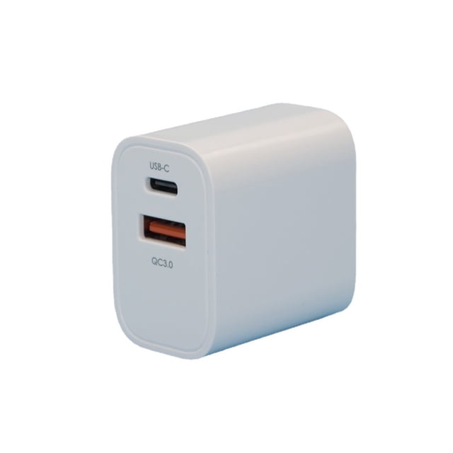 Cargador rápido de pared USB tipo C de 20 W, adaptador PD QC3.0, carga rápida universal