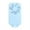 Blue, variant on Quiet Type-C USB rechargeable battery-operated ultra-thin personal cooling table fan for summer travel and office.
