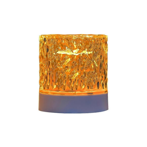 Cylinder Northern Lights Water Wave Night Light w/Remote LED Atmosphere Lamp