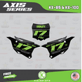 thumbnail image 3 of Kalair GFX Graphics Kit for Kawasaki KX100 (2014-2021) Axis Series, 3 of 5