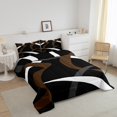 thumbnail image 3 of Erosebridal Abstract Stripe Bedding King Comforter Set,Modern Lines Bedding Sets King with Comforter,Contemporary Art Decor,Reversible,Breathable,3-Piece, 3 of 7