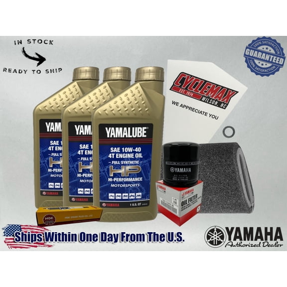 Cyclemax FS Yamalube Tune-Up Kit fits 2007-2014 Yamaha GRIZZLY WOLVERINE 450