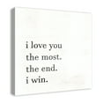 thumbnail image 2 of Creative Products Love You Most 24x24 Canvas Wall Art, 2 of 5