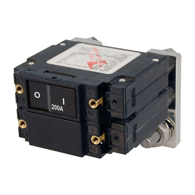 Interruptor automático Blue Sea Systems serie C de 200 A, doble polo