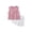 Pink, variant on YunPes Baby Girls Cotton Linen 2 Piece New Born Boy Outfits Sleeveless Tank Tops Elastic Shorts Set Casual Solid Beach Summer Clothes