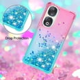 thumbnail image 4 of Funda para Honor 90 5G Transparente con Brillos Carcasa Protectora Antigolpes con Glitter Brillante, 4 of 5