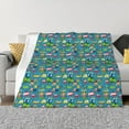 thumbnail image 1 of Fotbe Cars Transportation Manta de Franela con Estampado, Manta Ultrasuave para Cama, Sofá, Auto, Hipoalergénica y Antibolitas-40"x30", 1 of 6