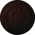 thumbnail image 4 of 17 3/4"OD x 1 1/8"P Exeter Ceiling Medallion (Fits Canopies up to 3 1/8"), Hand-Painted Cherry, 4 of 9