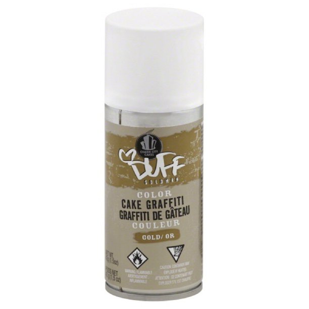 Duff™ Cake Graffiti Food Colour Spray - Gold, 1.5 oz
