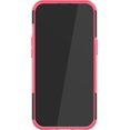 thumbnail image 4 of FFIY for iPhone 13 Case, Heavy Duty Hybrid Slim Dual Layer Rugged Rubber Hybrid Hard/Soft Impact Armor Defender Protective Case with Kickstand for iPhone 13 6.1 Inch (Pink), 4 of 5