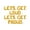 Gold, variant on Cursive Script Letter Balloons - LETS GET LOUD LETS GET PROUD 16" Inch Alphabet Letters Foil Mylar Balloon Pride Day Party Banner (Silver)