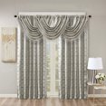 thumbnail image 3 of Jacquard Lined Total Blackout Rod Pocket/Back Tab Curtain Panel(Only 1 Pc Panel), 3 of 7