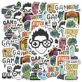 thumbnail image 3 of 35pcs Retro Stickers Stationery Stickers Funny Zombies Stickers Teacher Reward Stickers Waterproof Graffiti for Laptop Phone Suitcase, 3 of 9