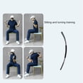 thumbnail image 4 of Swing Trainer, Elastic Shoulder Straddle Double Core Practice Swing Training Stick  for Course, 4 of 7