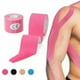 thumbnail image 1 of 2 Rolls Kinesiology Tape Athletic Muscle Support Sport Elastic Physio Therapeutic Tapepink, 1 of 4