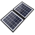 thumbnail image 1 of Foldable Solar Panel, IP65 Waterproofing High Efficiency Technology Monocrystal Silicon 10W Portable Solar Charger with 2 DC Ports for Camping, 1 of 7