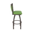 thumbnail image 4 of 870 Hadleigh 25" Swivel Counter Stool with Bronze Finish and Graph Parrot Seat and Back, 4 of 5