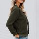 thumbnail image 4 of Chaqueta de manga larga con cremallera de felpa de primavera y otoño para mujer Pompotops qwe17600, 4 of 9