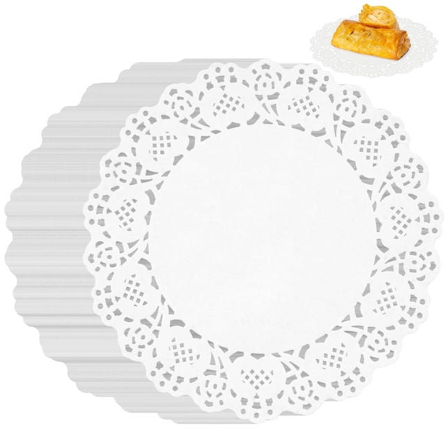 Servilletas de Papel PECULA Paquete de 170 Unidades 16.5 cm Encaje Blanco