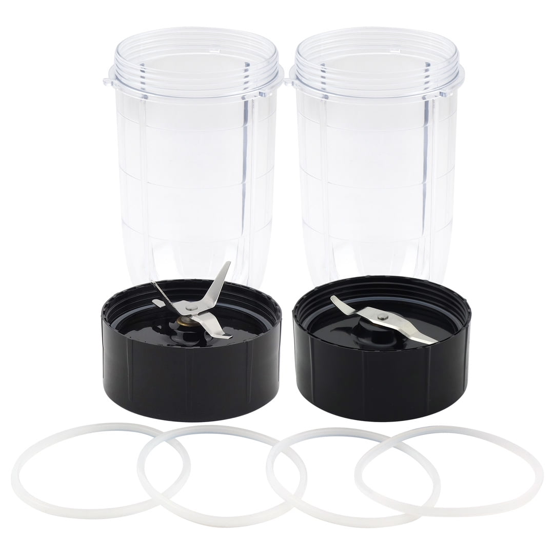 Cross Blade and Flat Blade 2 Pack 16 oz Tall Cup Replacement Parts for