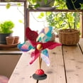 thumbnail image 2 of LGHDIWN Reflective Pinwheels Wind Spinner, Colourful Pinwheels,Mixed Colors Plastic Wind Spinners Toy for Kids,6 Vane Windmill for Home Garden Lawn Indoor Outside Decoration, 2 of 4