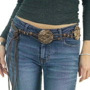 Beaded Wooden Disc Belt