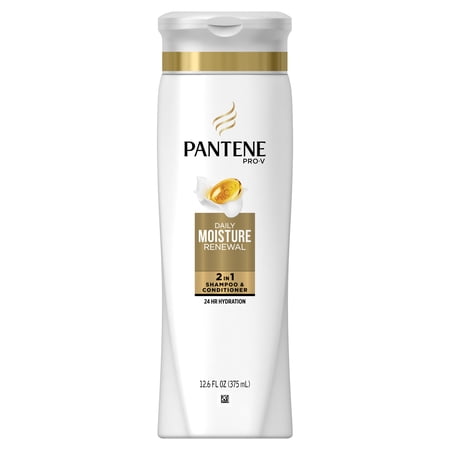 Pantene Pro-V Daily Moisture Renewal 2 in 1 Shampoo & Conditioner, 12.6 fl oz
