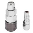 thumbnail image 1 of 2Pcs Self Locking Connector Replacement Alloy Steel Pneumatic Air Pipe Joint 20SP+20PP, 1 of 4