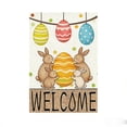 thumbnail image 1 of Wozhuo Easter Garden Flag Bunny Egg Spring Yard Decor For Patio Porch Welcome, 1 of 7