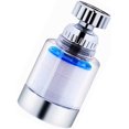 thumbnail image 1 of Filtros de agua Cabezal de grifo Grifo de podredumbre de 360 ​​grados Grifo a prueba de salpicaduras Ducha y grifo de ahorro de agua Elemento de filtro reemplazable, filtro transparente, 1 of 5