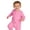 Hot Pink, variant on Infants Unisex Baby Boys Girls Cotton Rompers Long Sleeve Button Sleepers Romper Toddler Footie Pajamas White,9-12 Months