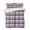Purple, variant on Quilts King Size, Purple Black Plaid Soft Comforter Bedding Set for Bed, Farmhouse Purple Black Checkered Lightweight Quilted Bedspread with Pillow Cover(2 Pieces) for All Season, 96x106 Inch