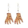 thumbnail image 1 of Miercoles Addams Wednesday Addams Acrylic Fun- Creative Earrings Wednesday Earrings Women's Holiday Gift, 1 of 8